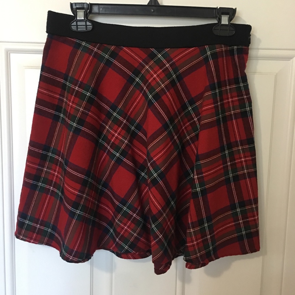 tartan plaid skater skirt